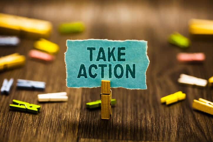 take action